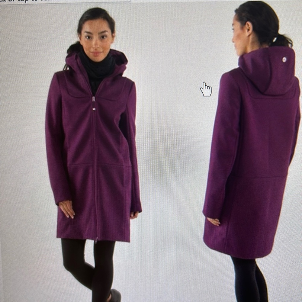 lululemon athletica Deep Purple Trench Coat